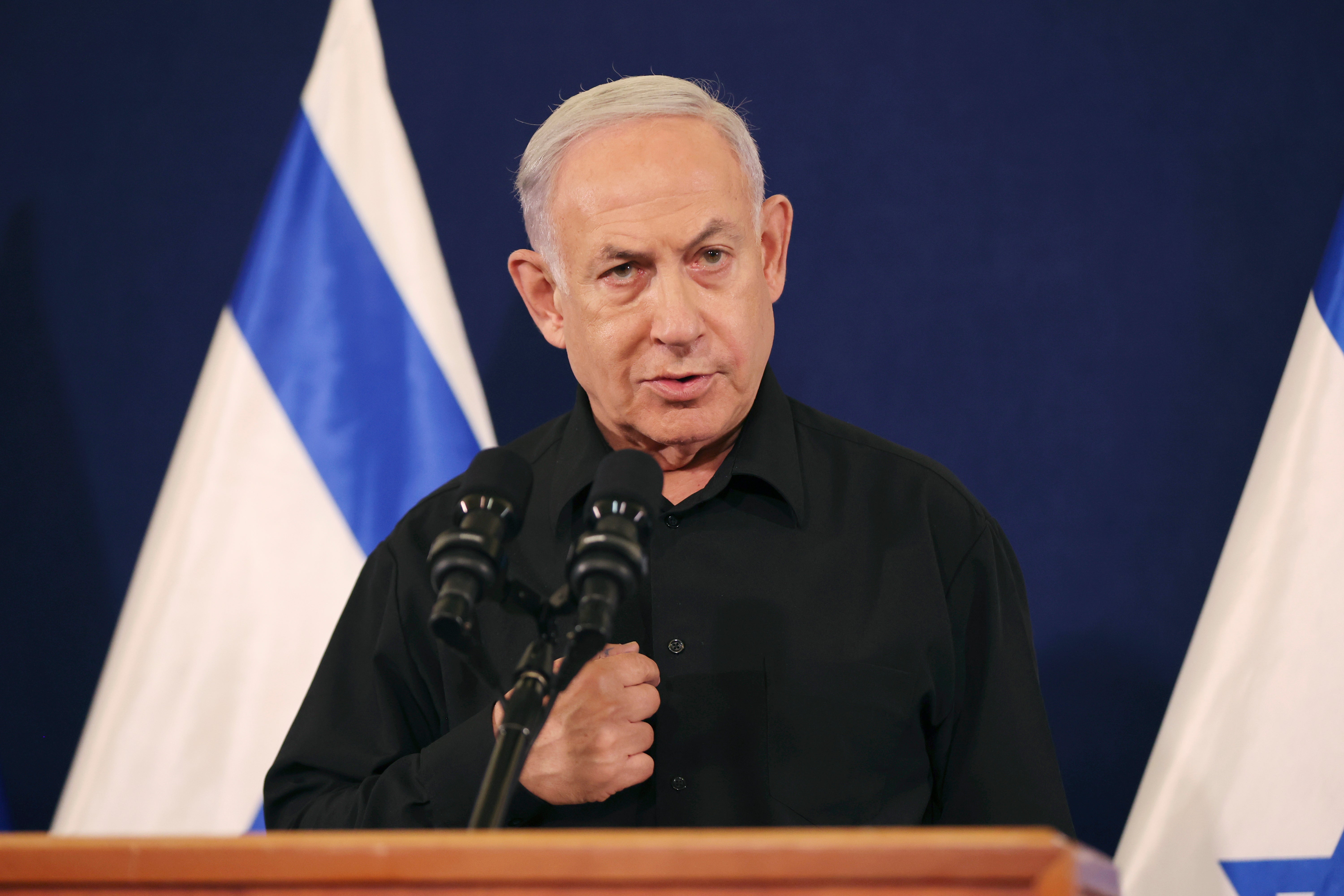 <p>The Israeli Prime Minister has said Israel will not agree to a cessation of fighting with Hamas after the militant’s attack on the country on 7 October</p>
