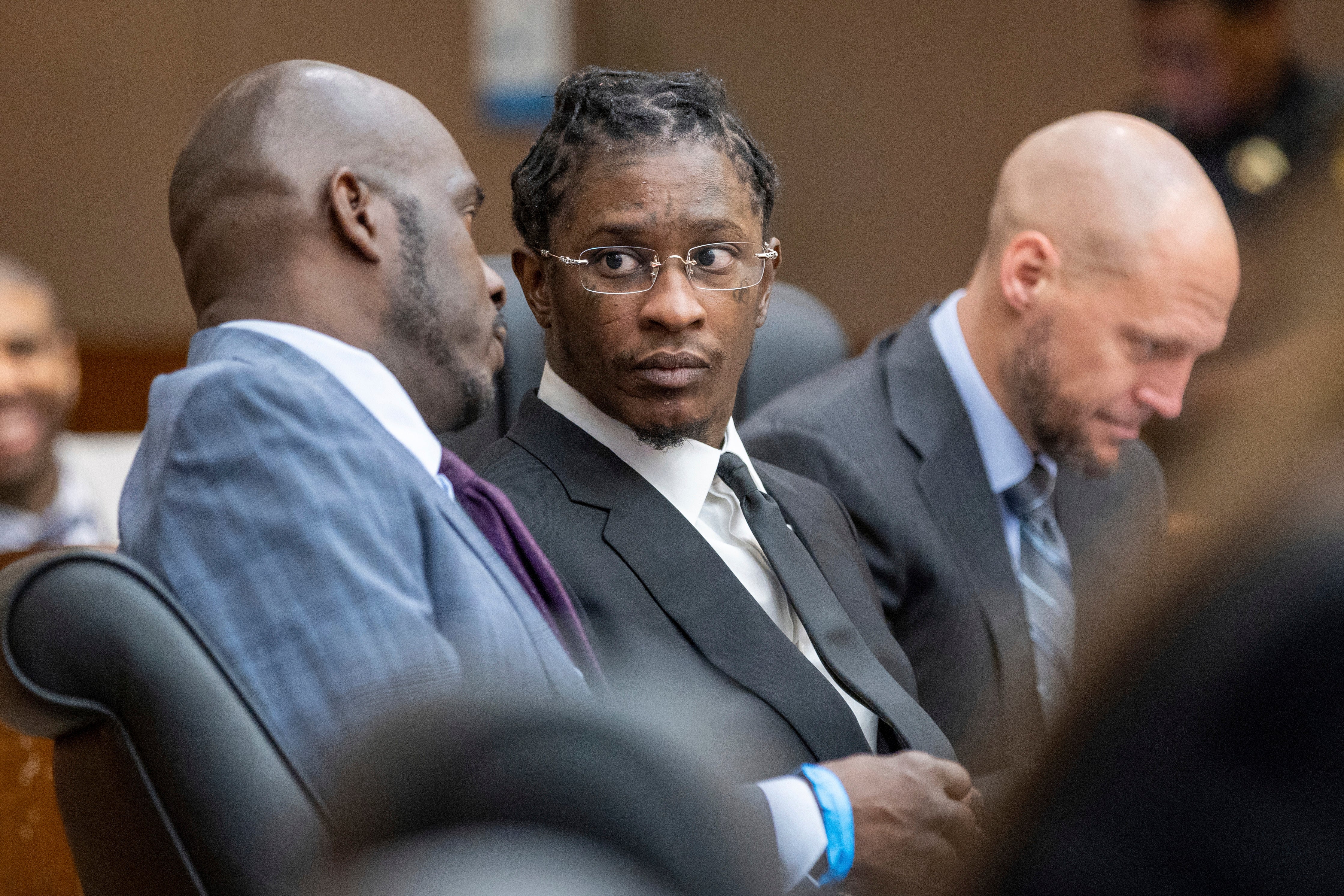 <p>The indictment portrays Young Thug as the leader of the gang </p>