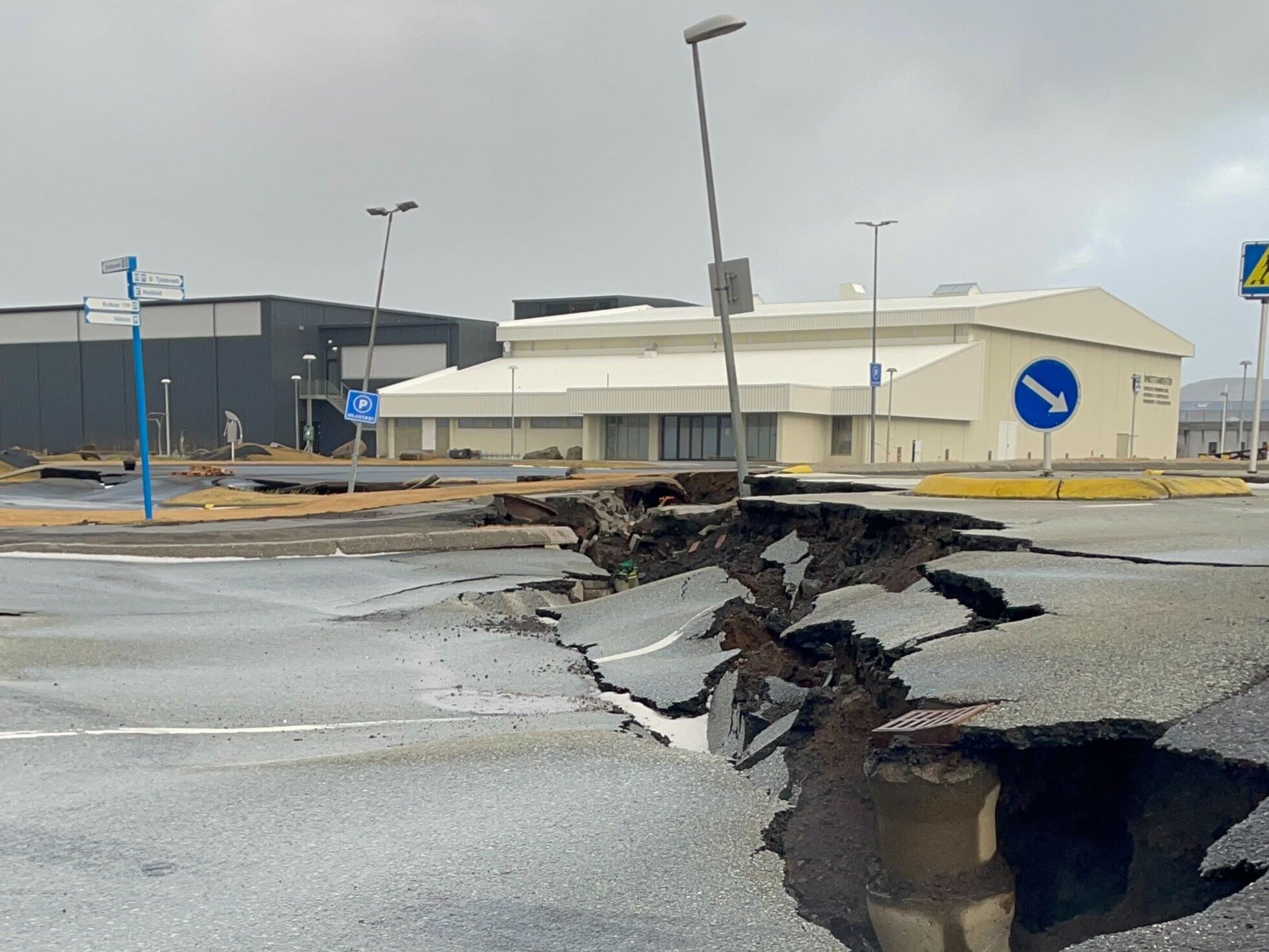 <p>The town of Grindavik has been evacuated </p>