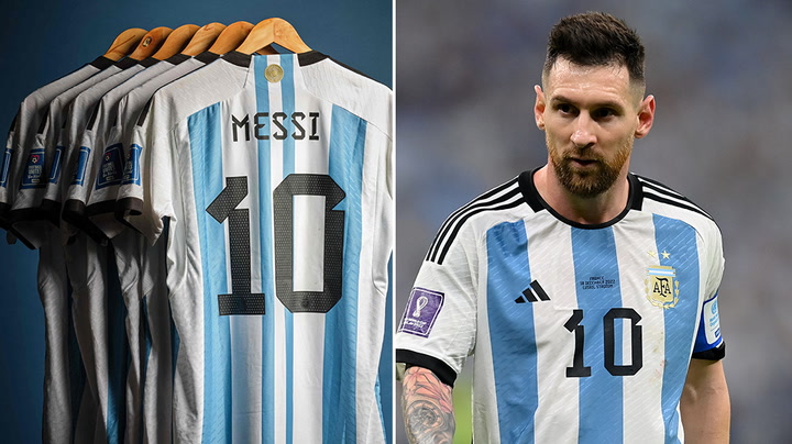 The World Cup shirt collection of Lionel Messi is expected to break the record for the highest selling item in a sports auction.