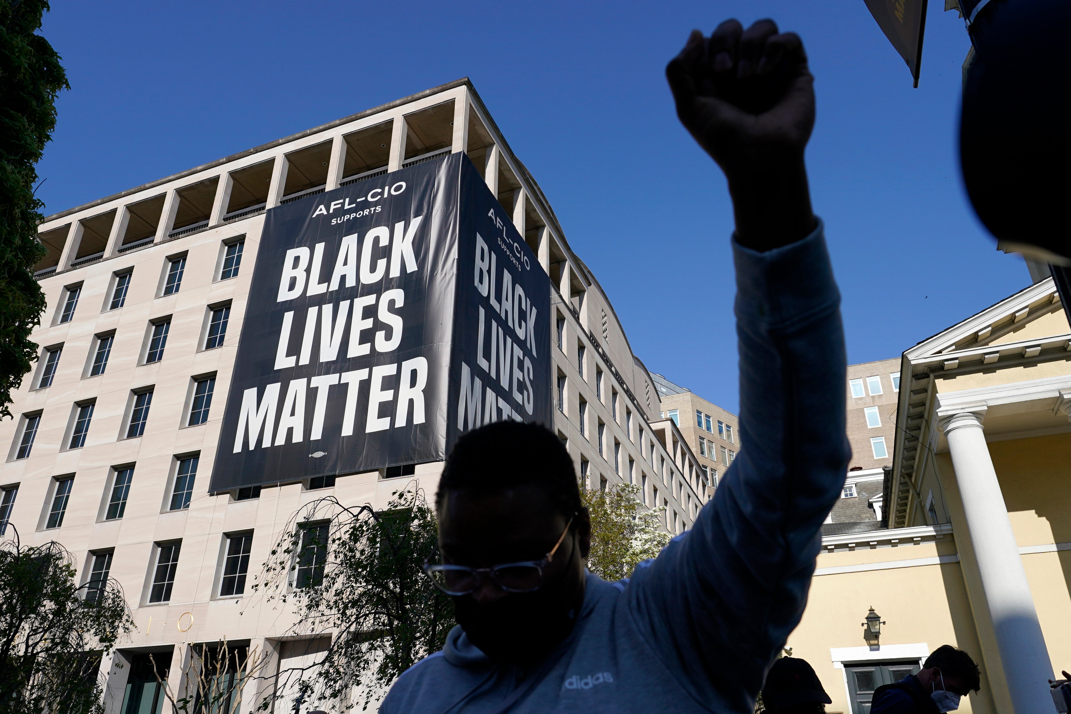 <p>The Black Lives Matter movement, which garnered widespread support in the wake of George Floyd’s death</p>