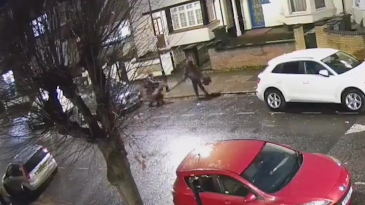 A woman of Jewish descent was the victim of a brutal attack on a street in north London.