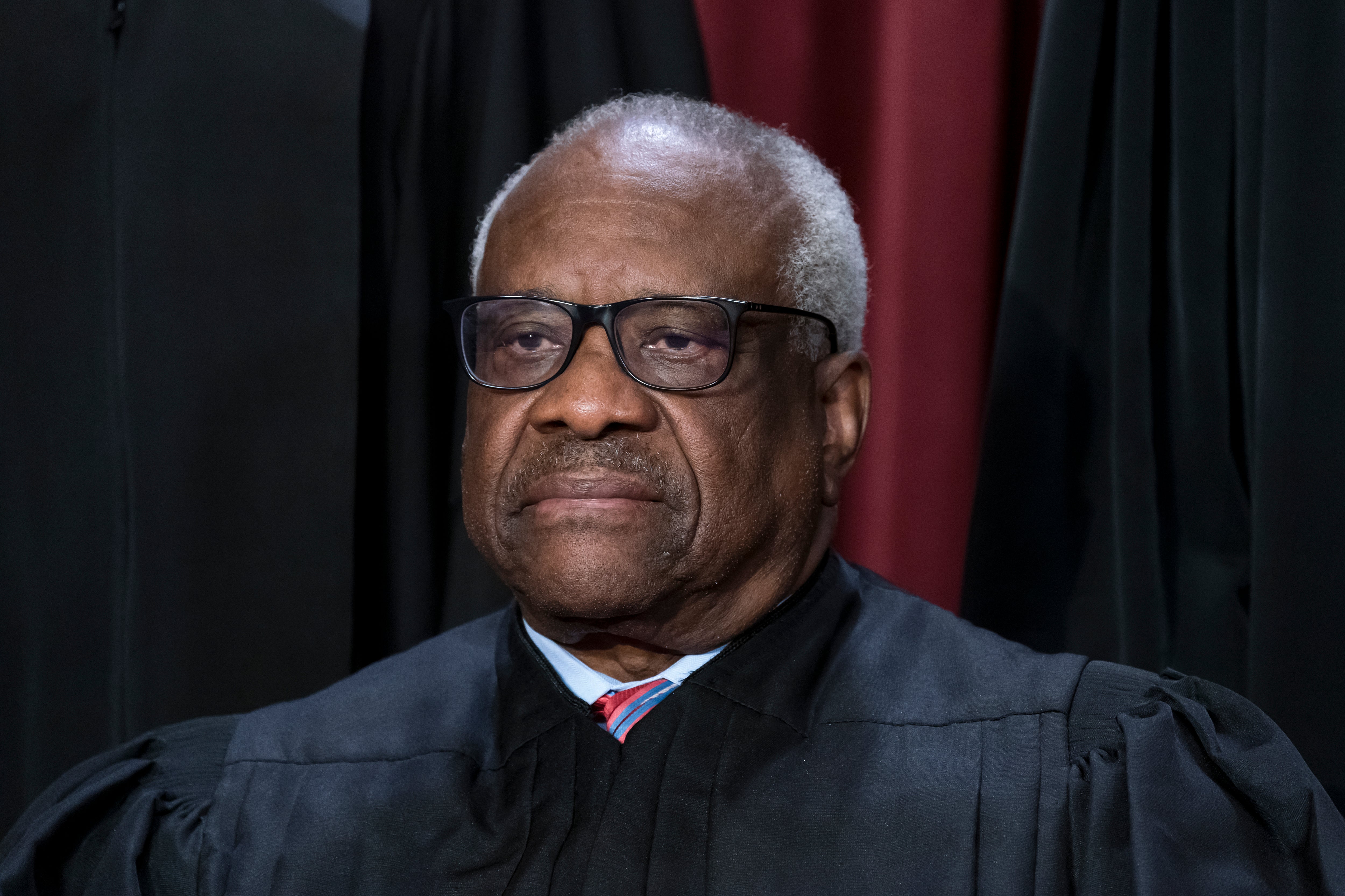 <p>US Supreme Court justice Clarence Thomas </p>