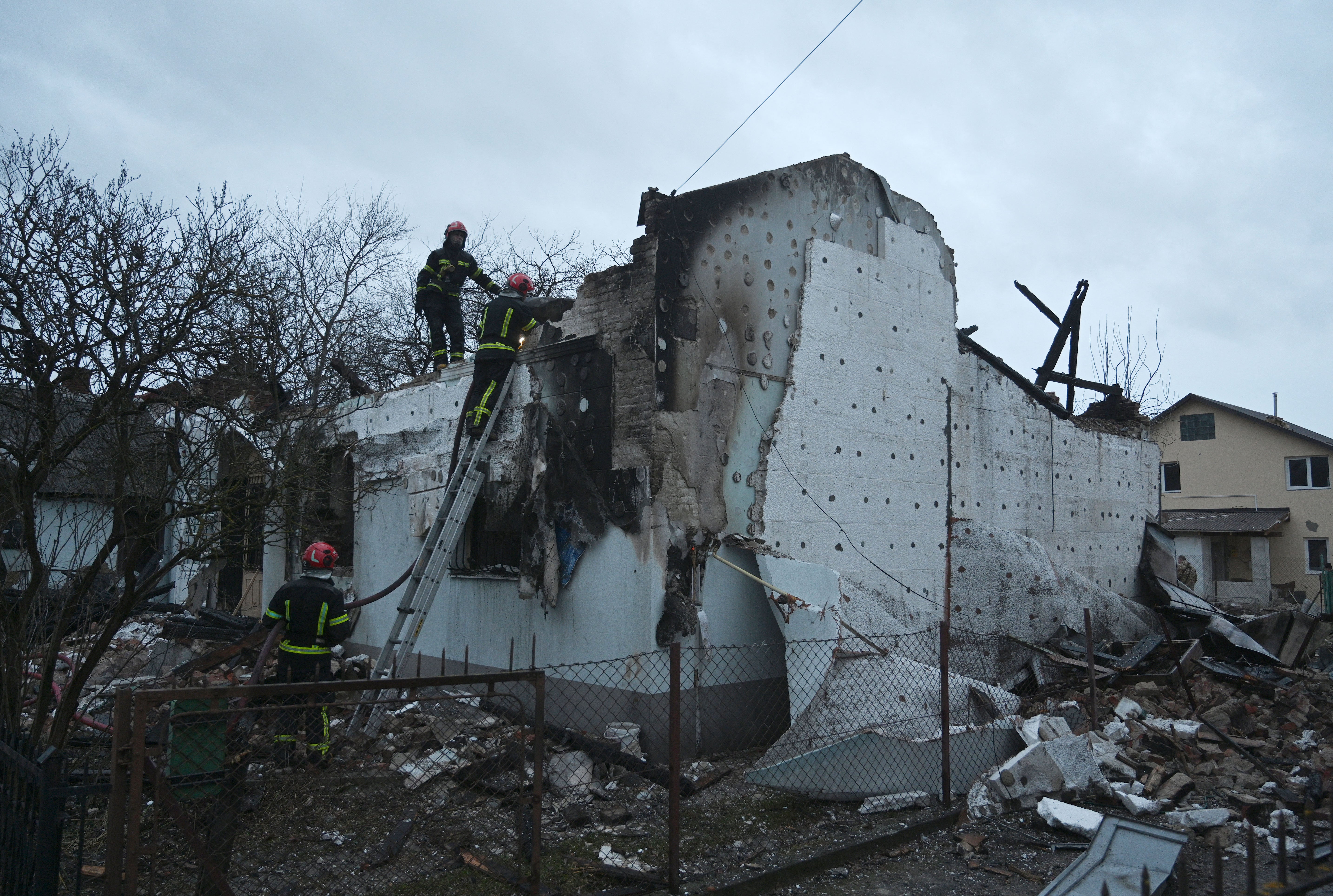 

<p>Ukrainian firefighters inspect the destroyed building of the Shukhevych Museum </p>
<p>” height=”3858″ width=”5737″ layout=”responsive” i-amphtml-layout=”responsive”><i-amphtml-sizer slot=