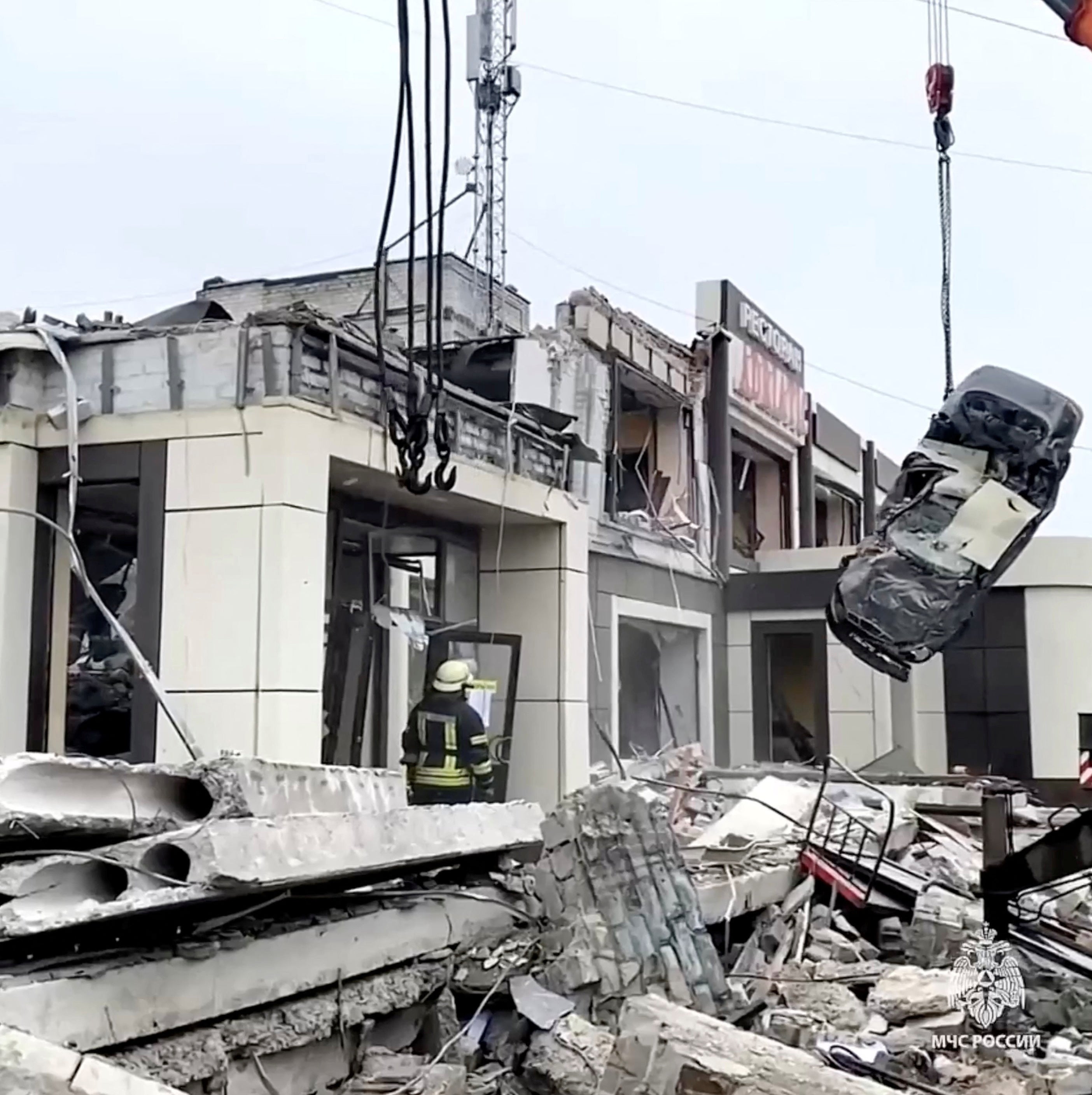 

<p>A crane lifts a destroyed vehicle from under the rubble as a damaged building is seen in the background, in Lysychansk</p>
<p>” height=”2818″ width=”2808″ layout=”responsive” i-amphtml-layout=”responsive”><i-amphtml-sizer slot=