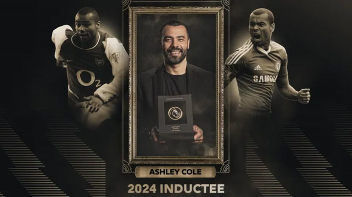 Ashley Cole, a former player for both Chelsea and Arsenal, has been honored by being inducted into the Premier League Hall of Fame.