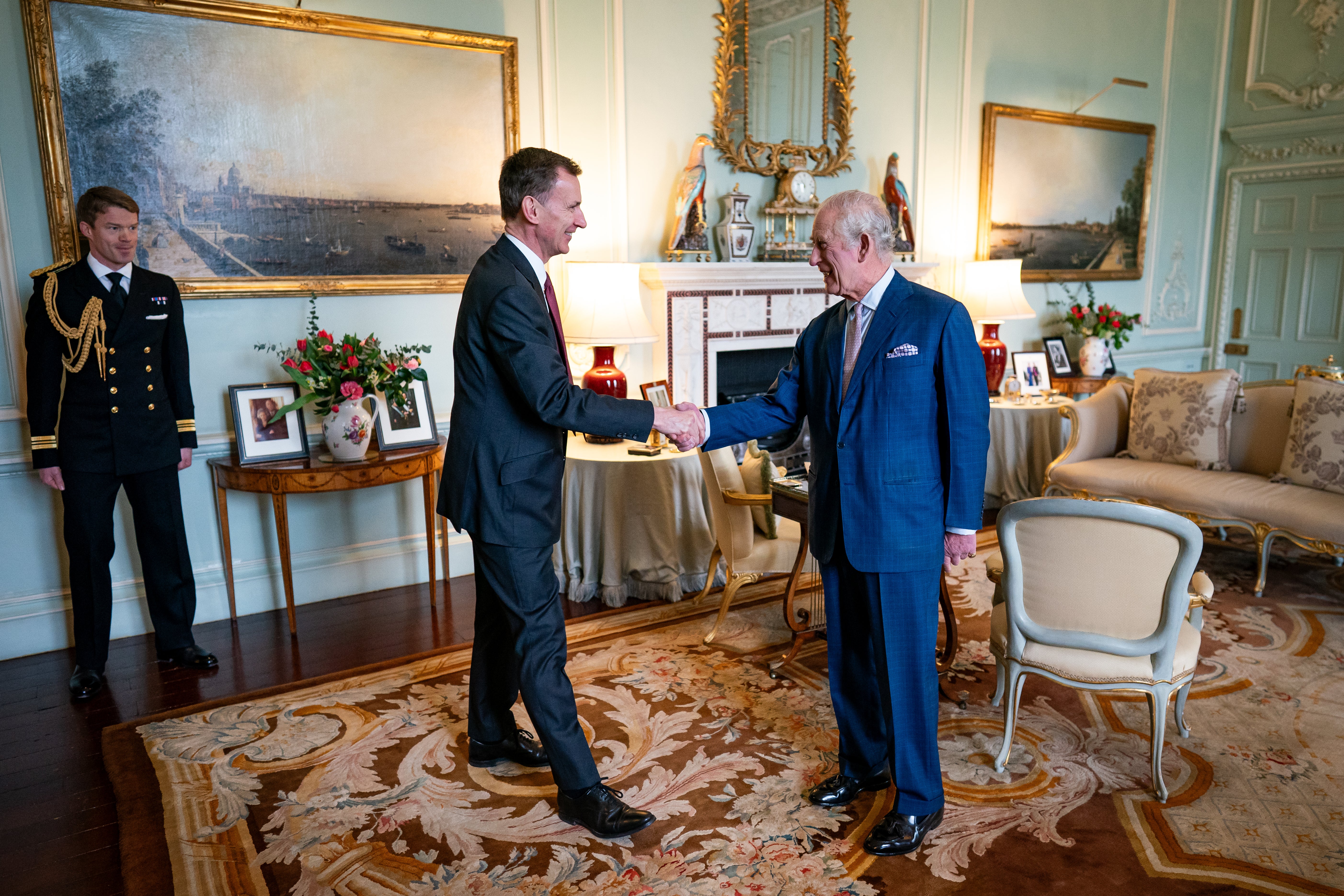 

<p>The monarch has held an in-person pre-Budget audience with Chancellor Jeremy Hunt at Buckingham Palace</p>
<p>” height=”3741″ width=”5611″ layout=”responsive” i-amphtml-layout=”responsive”><i-amphtml-sizer slot=
