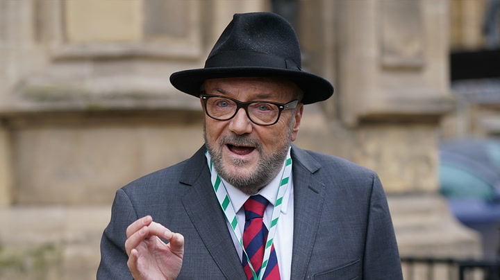 George Galloway criticizes Labour, Conservatives, and Budget during his return to the Commons.