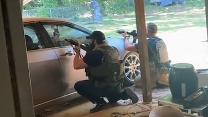 Terrifying video shows horror shoot-out that left four officers dead