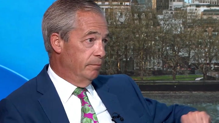 Farage claims Reform UK activist who directed racist comments at Sunak is ‘an actor’