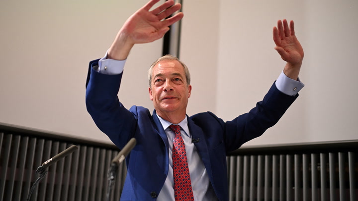 Nigel Farage takes swipe at former House speaker John Bercow in first Commons speech