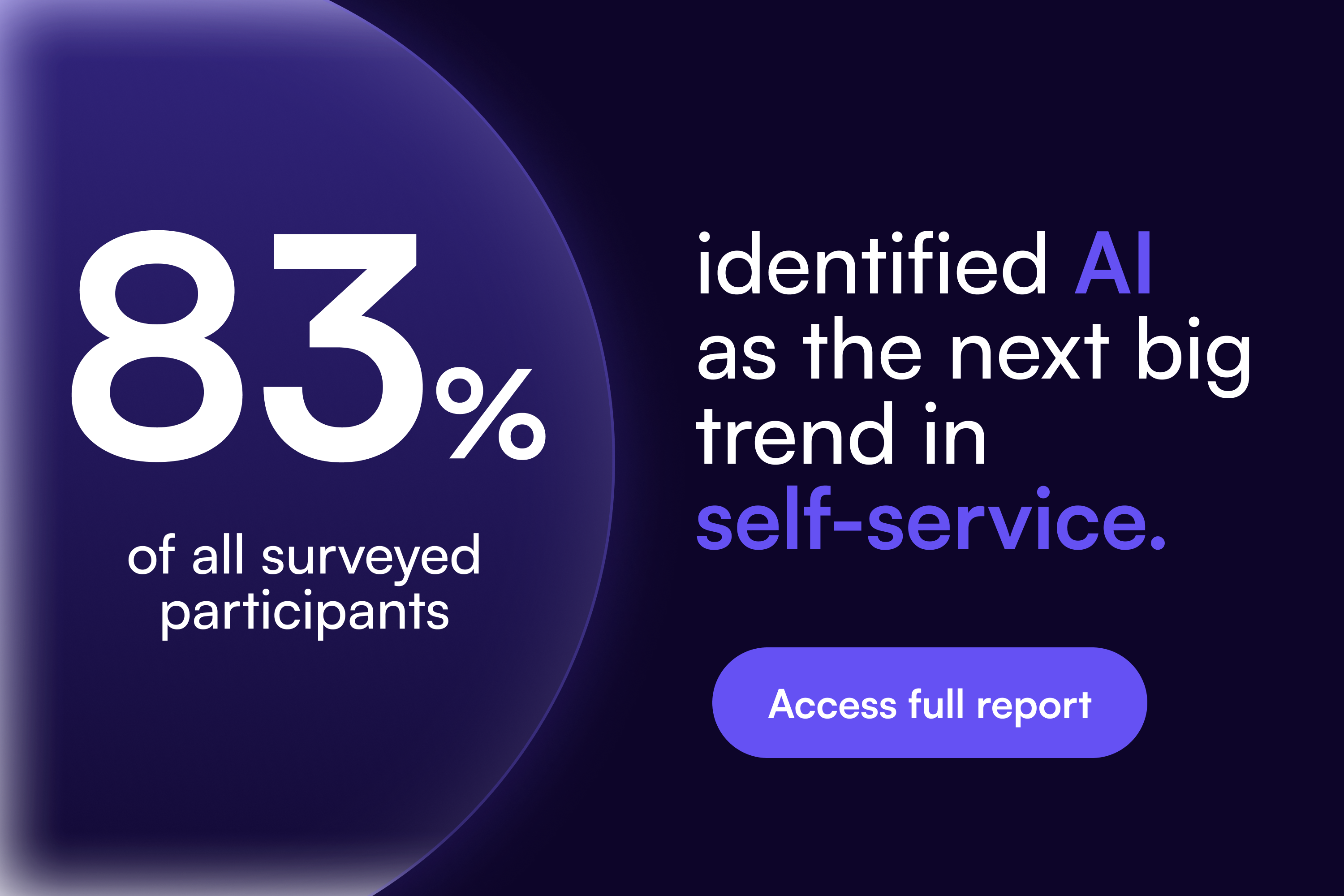 Next big thing: AI has been identified as the latest trend in self-service