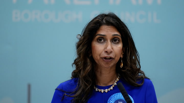 Suella Braverman apologises for Conservative Party acting ‘entitled’