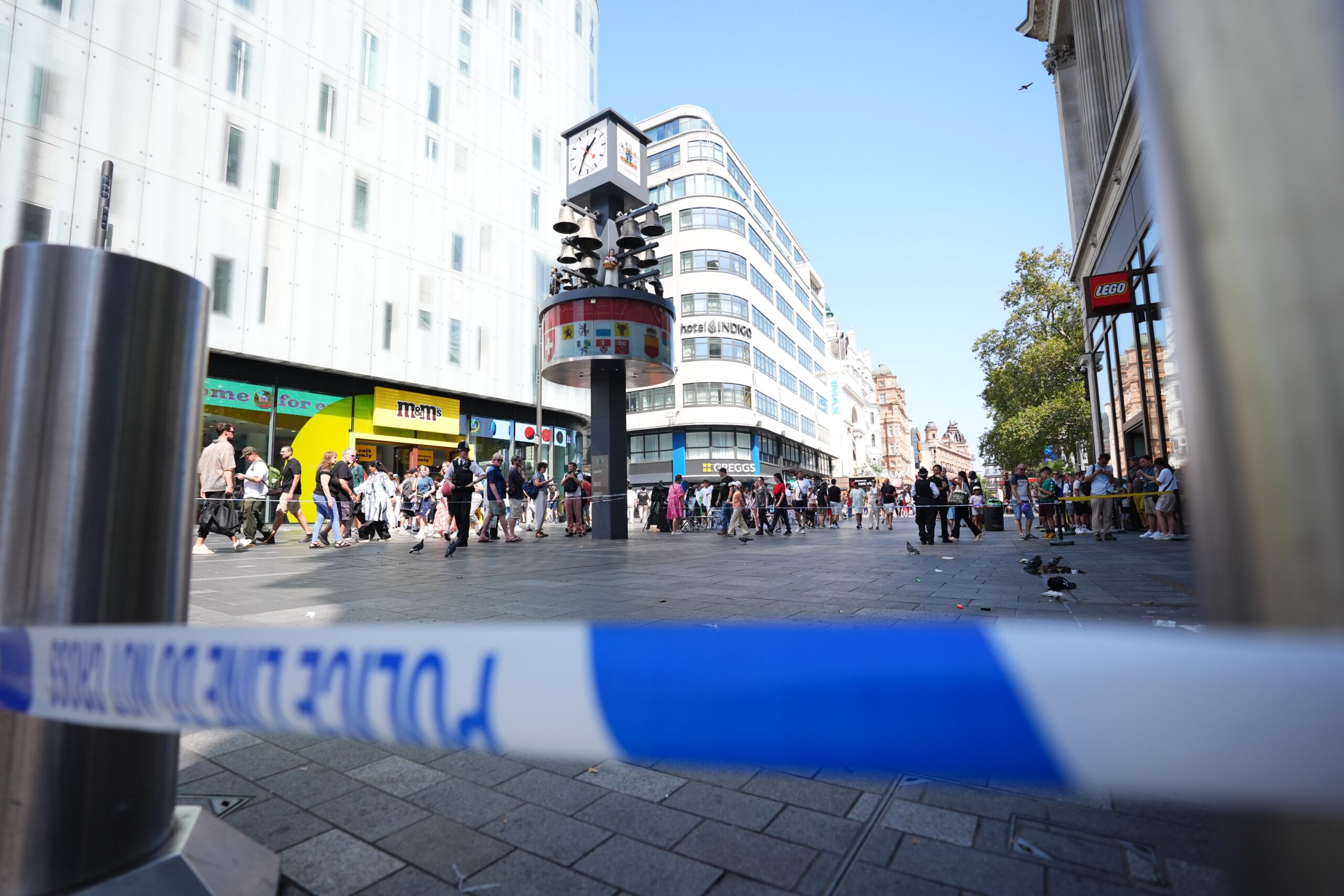 Leicester Square stabbing: Security guard disarms man after girl and woman stabbed