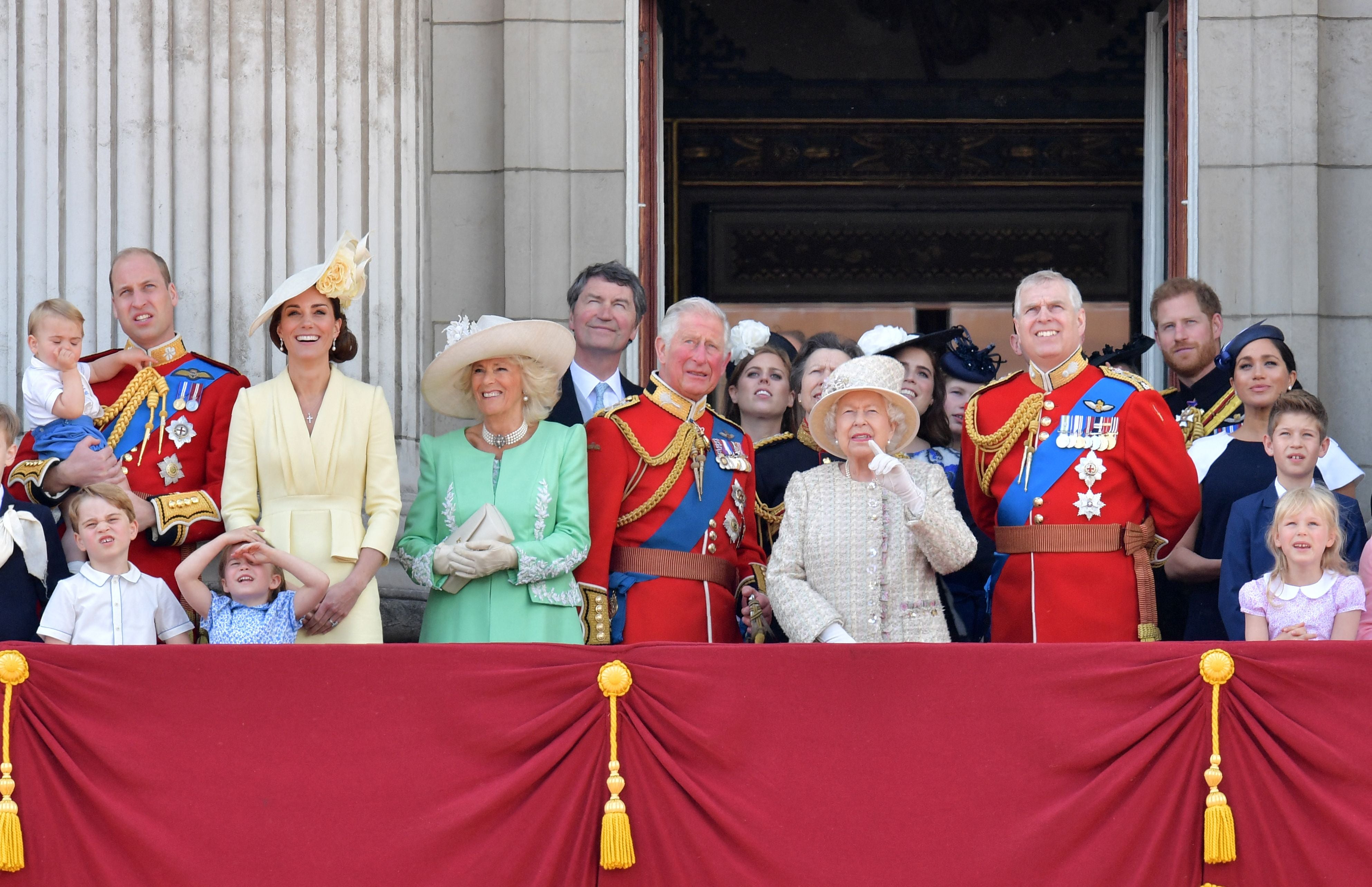 The balcony at Buckingham Palace was much fuller during Queen Elizabeth II’s reign.