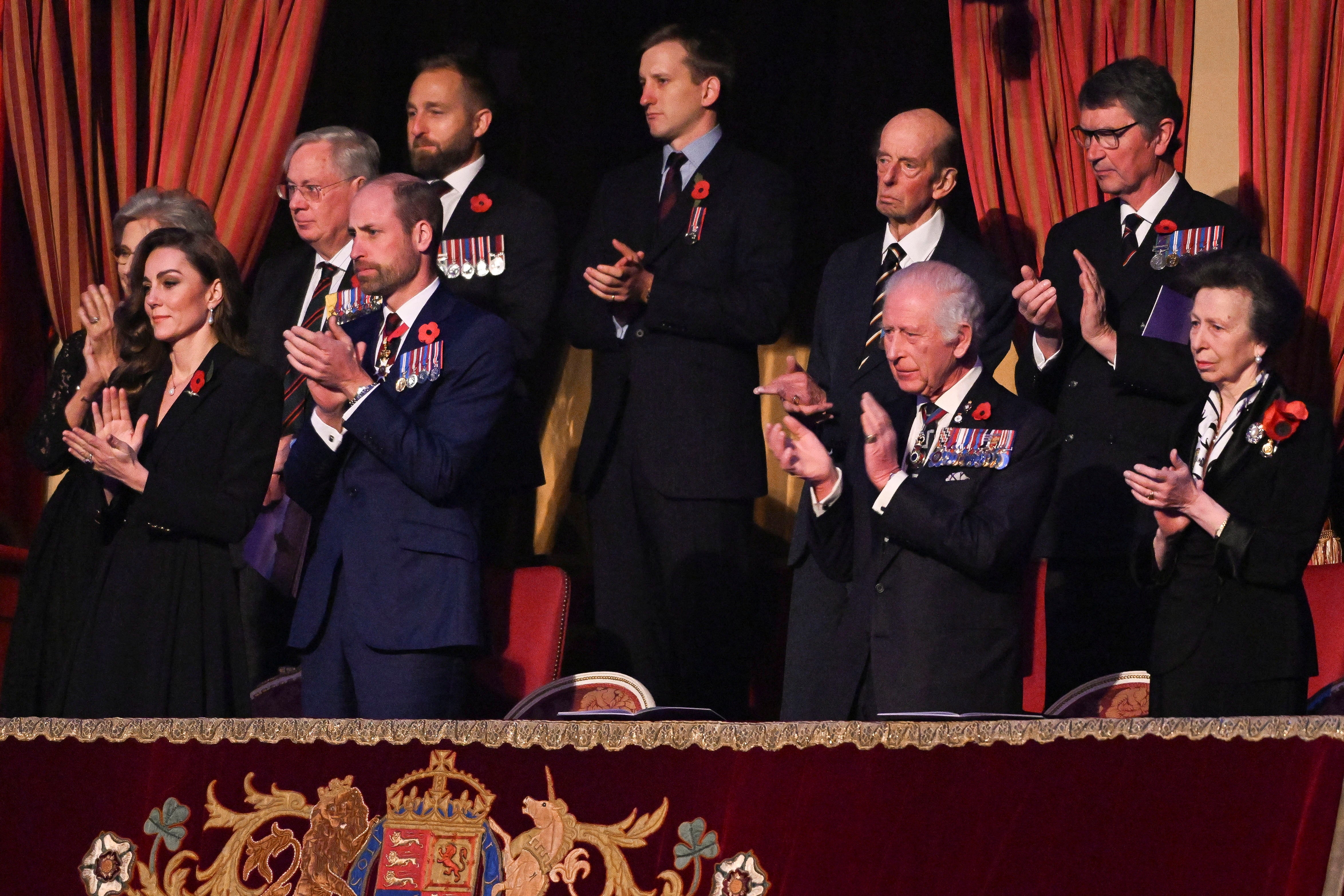 Princess Kate, Prince William, King Charles and Princess Anne attend the Royal British Legion Festival of Remembrance at the Royal Albert Ha