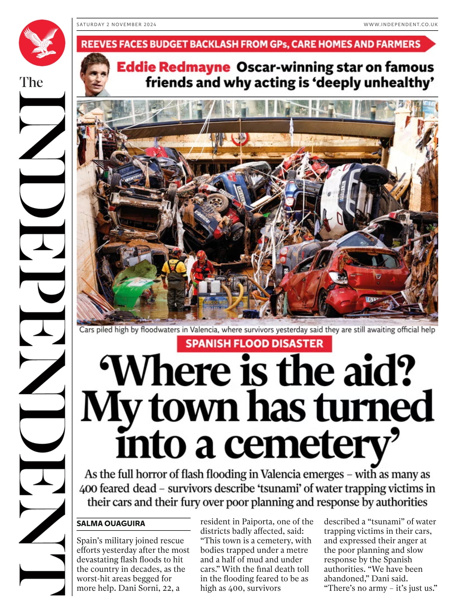 A flood victim spoke with The Independent and said they had been “abandoned"