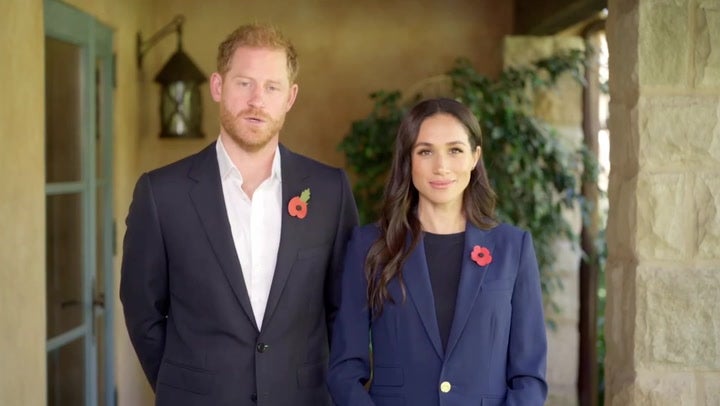 Prince Harry addressed rumors that he and Meghan Markle are getting divorced during the 2024 DealBook Summit in New York on December 4, 2024