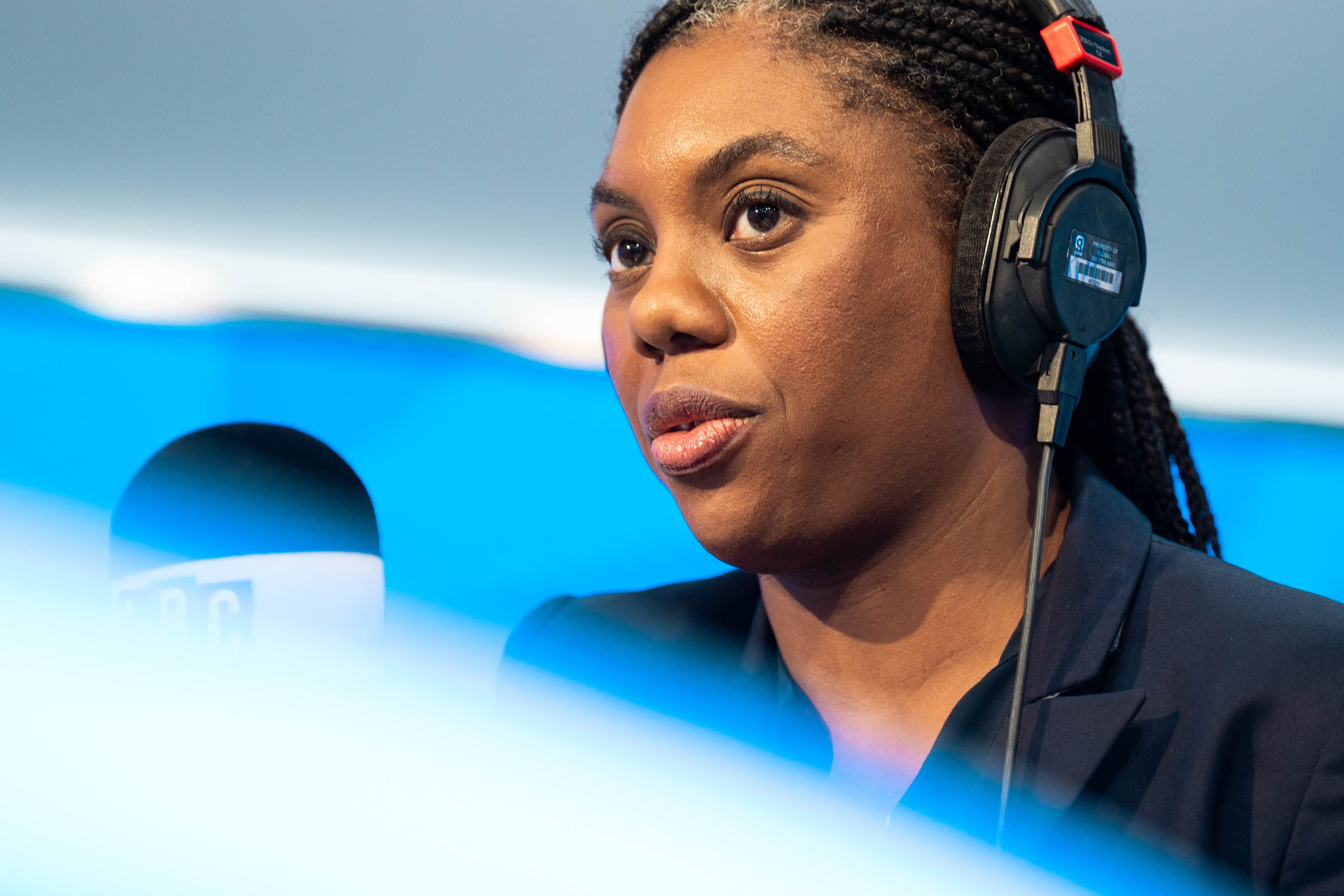 Conservative Party leader Kemi Badenoch appeared on LBC Radio for a phone-in (James Manning/PA)