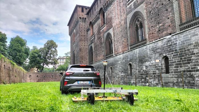 Ground-penetrating radar reveals new secrets under Milan’s Sforza Castle