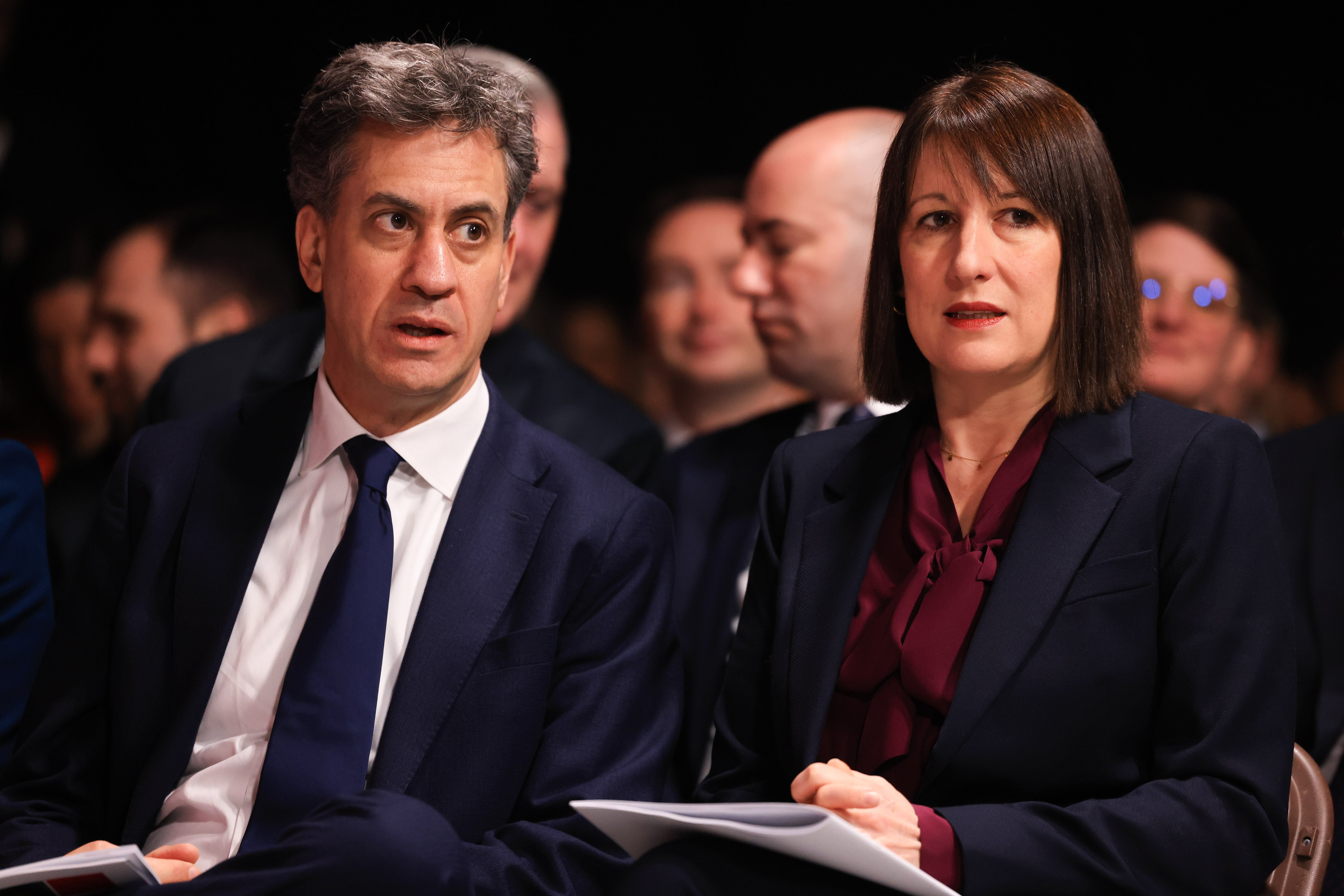 Milliband and chancellor Rachel Reeves have been at odds over the plans