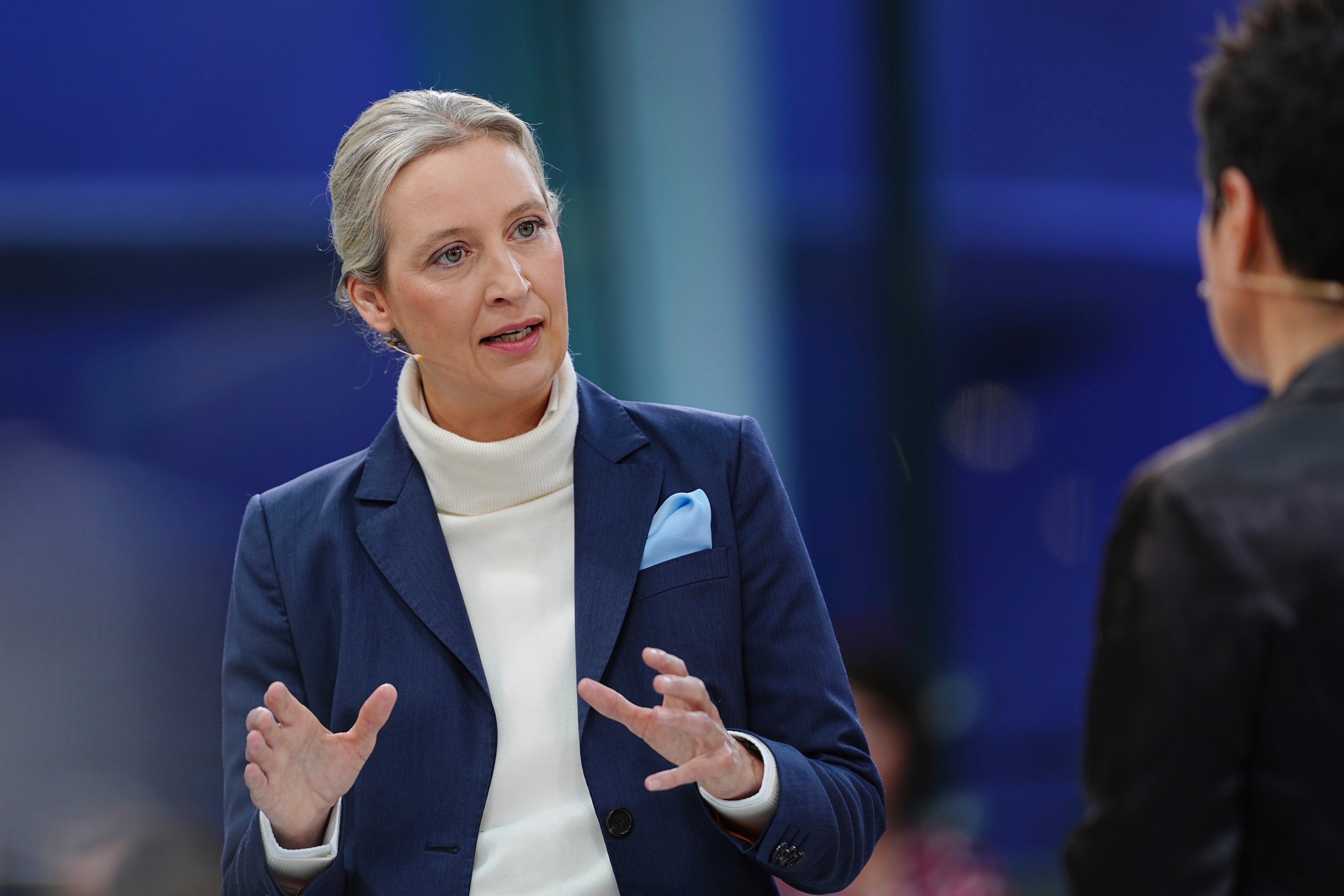 Candidate for chancellor and leader of the AfD (Alternative for Germany) parliamentary group, Alice Weidel