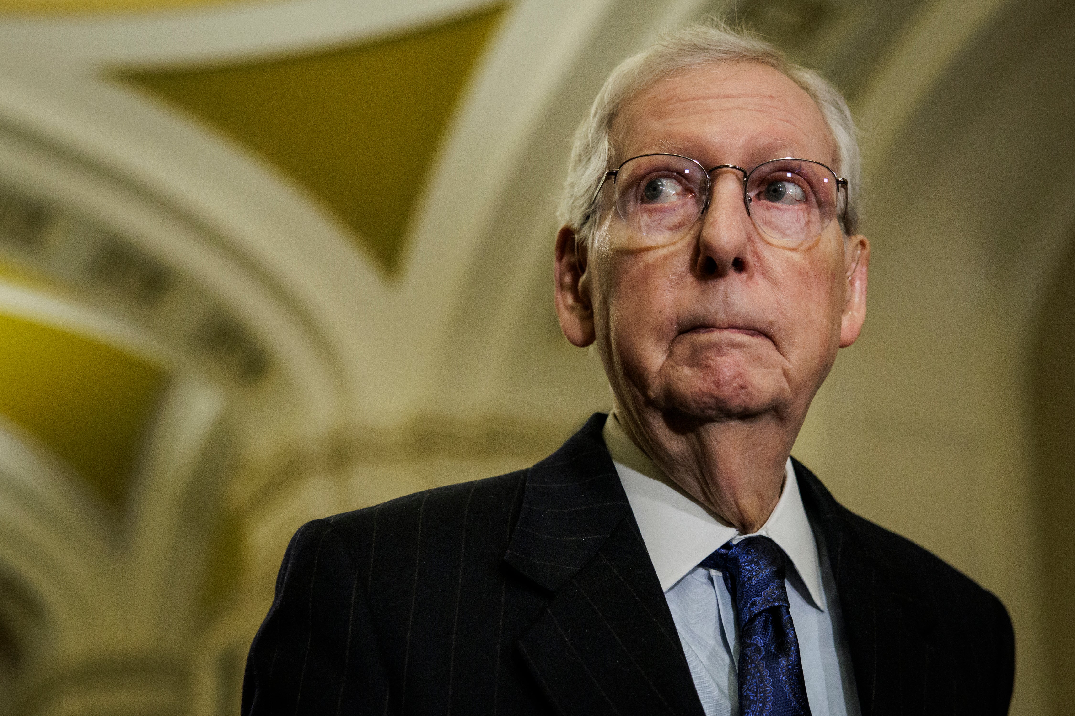 Senator Mitch McConnell reportedly fell twice on Wednesday, amid concerns about his health