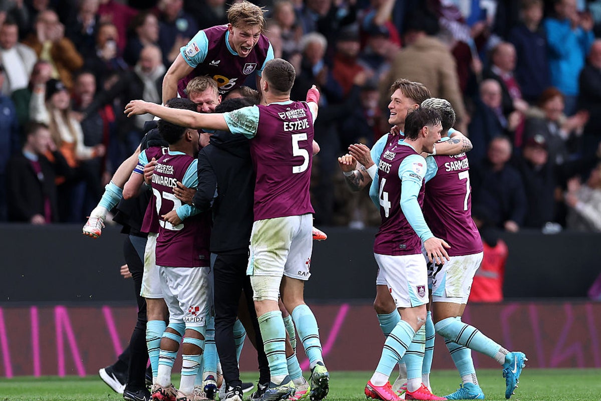Burnley’s ‘boring’ label brings sweetest of rewards as Clarets secure promotion