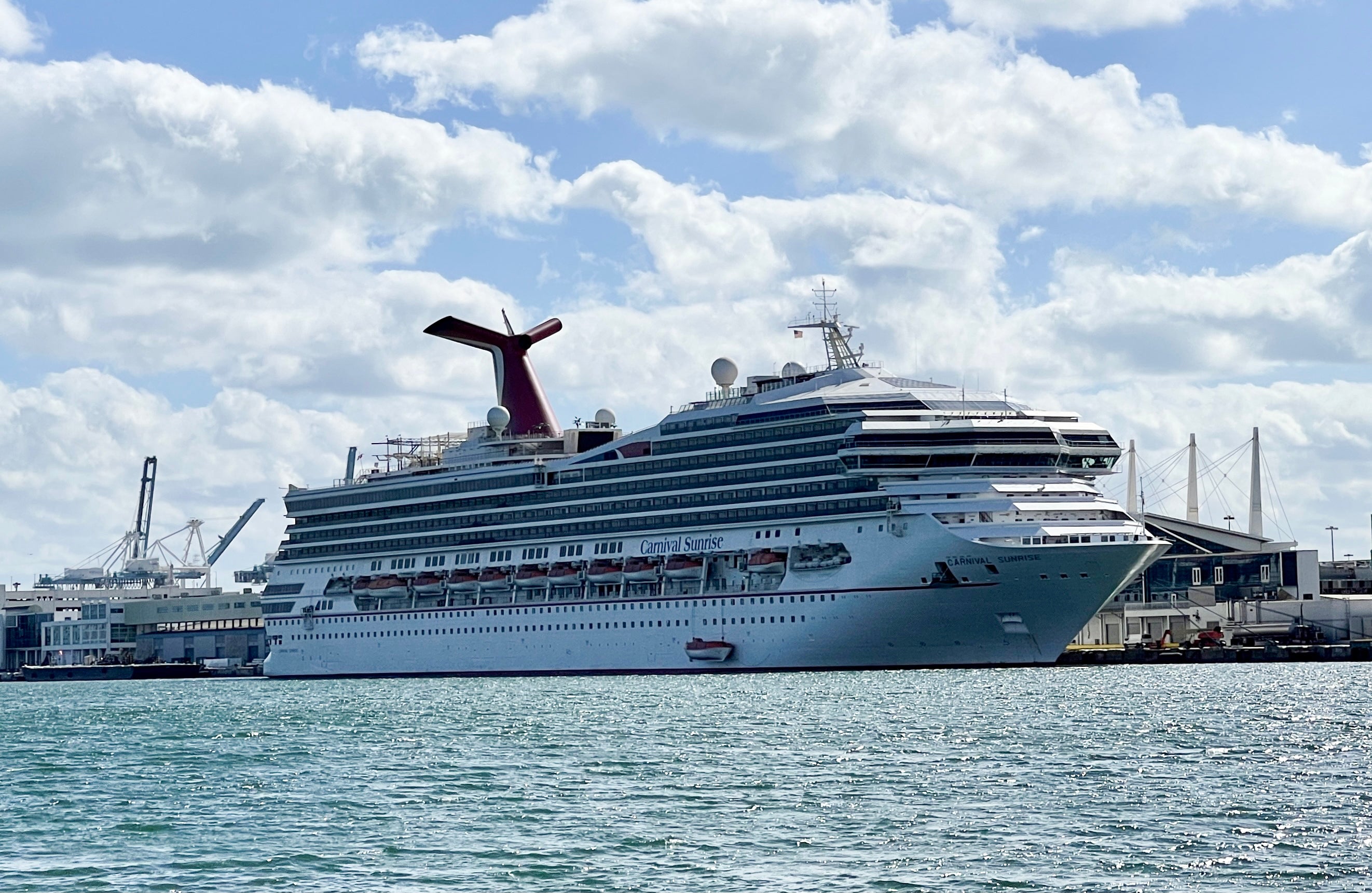 Chaos broke out on board a Carnival cruise ship