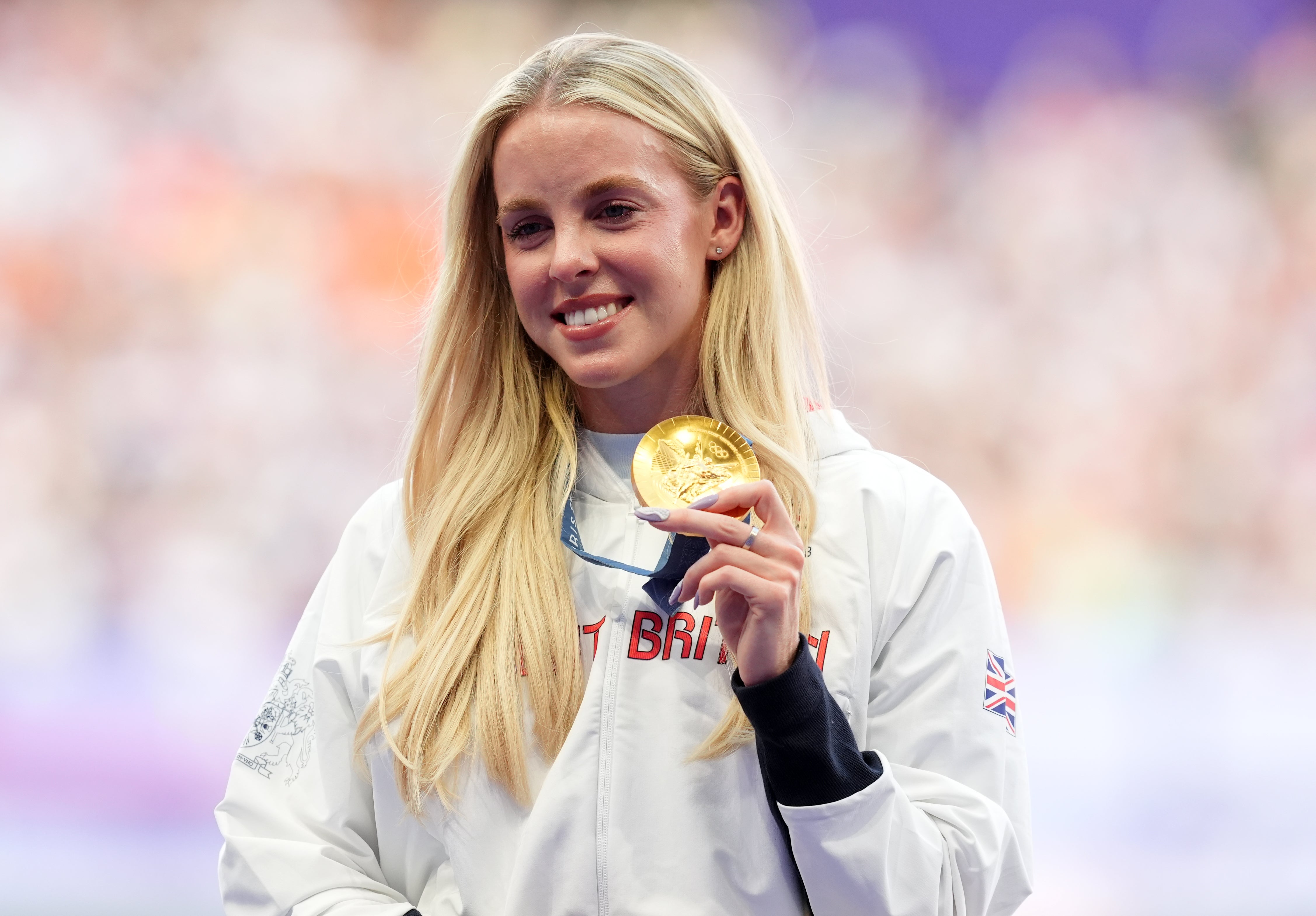 Keely Hodgkinson won gold at Paris 2024 after breaking the 800m British record at London Diamond League just weeks earlier