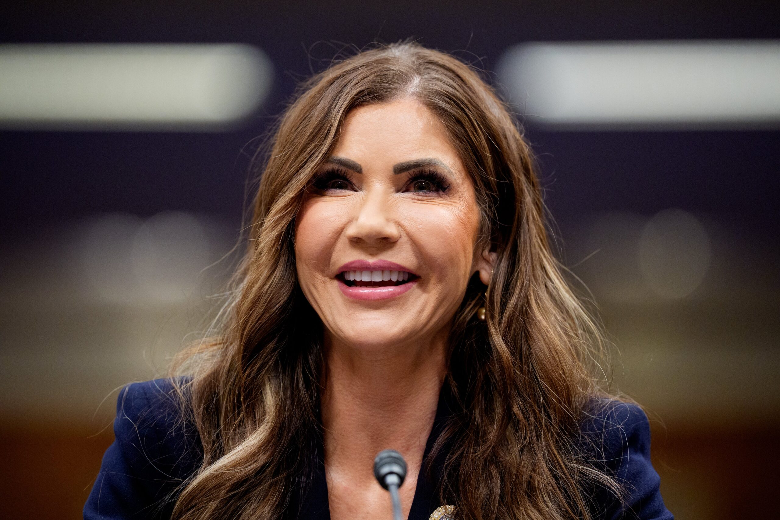 Kristi Noem faces protests as she gets doctorate at South Dakota university