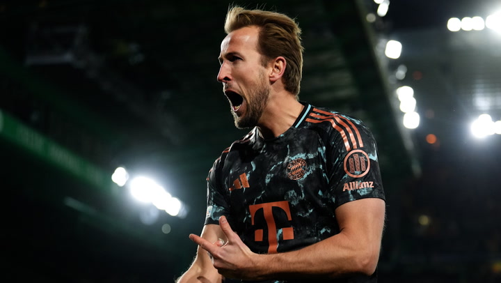 Watch Harry Kane’s lively celebrations after winning first trophy of career